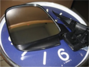 Carry - Side view mirror (Passenger / Left Side) Brand New - Click Image to Close