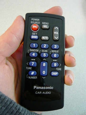MP3/CD Player's remote control unit (Panasonic)